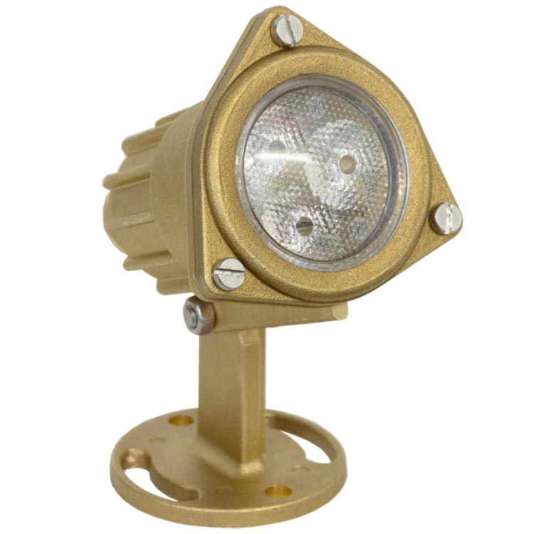 Подводный светильник Safe Rain Brass lightfixture LED RGB 9W