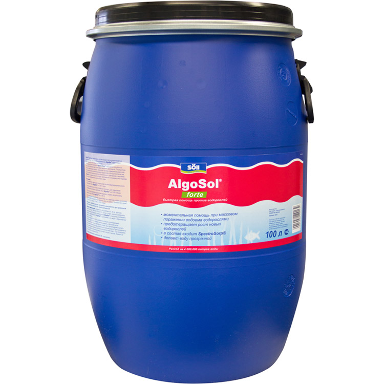 Средство от водорослей усиленное Söll AlgoSol Forte 100 l