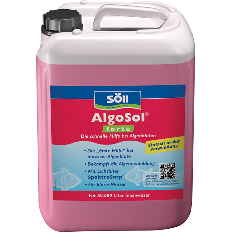 Средство от водорослей усиленное Söll AlgoSol Forte 2,5 l