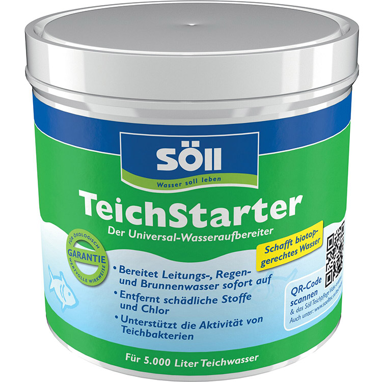 Средство для подготовки новой воды Söll Teich-Starter 500 g