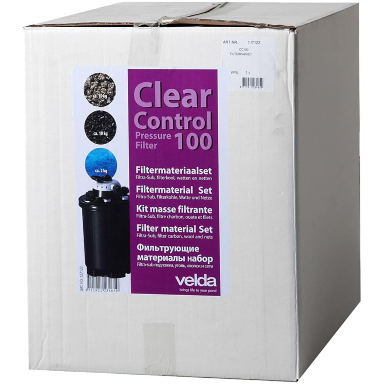 Комплект фильтрующих наполнителей Velda Filter Material Set Clear Control 100
